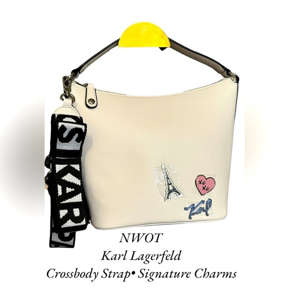 Karl Lagerfeld Handbags - Karl Lagerfeld 
Iris 
Tote Bag
Crossbody Bag
NWT